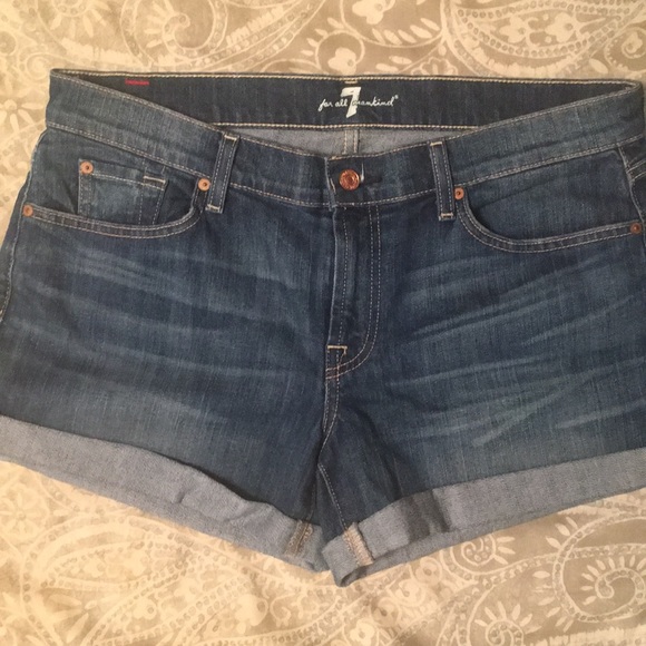 For All Mankind denim shorts - Main Image